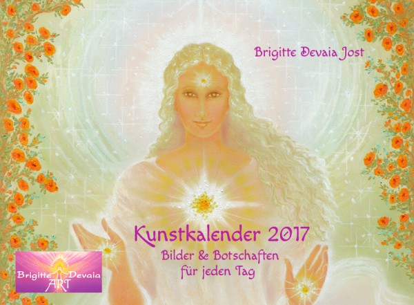 Kunstkalender 2017 mit täglichen Engel-Botschaften