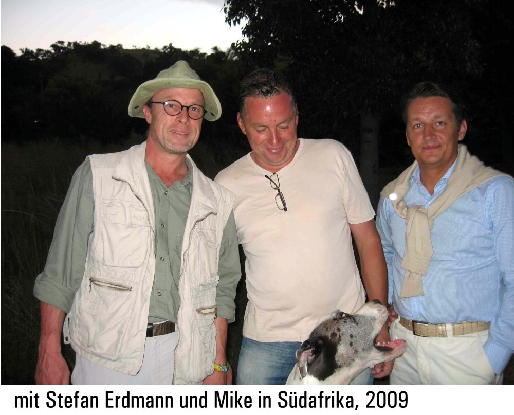 Jan van Helsing mit Stefan Erdmann und Mike in Südafrika, 2009