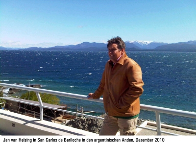 Jan van Helsing in San Carlos de Bariloche in den argentinischen Anden, Dezember 2010