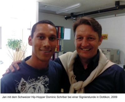 Jan van Helsing mit dem schweizer Hip-Hopper Domonic Schriber, Dotticon, 2009
